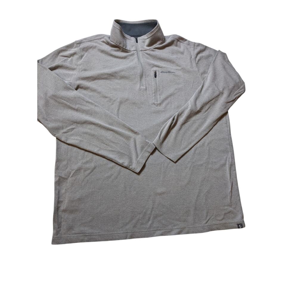 Eddie Bauer Travex Quarter Zip Pullover Mens TXL Tall Light Performance Hiking - Picture 6 of 12
